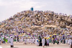 صعيد عرفات في موسم الحج
