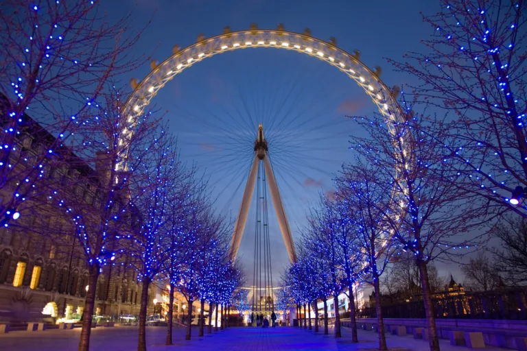 تأشيرة إنجلترا للمصريين — London Eye Twilight April 2006